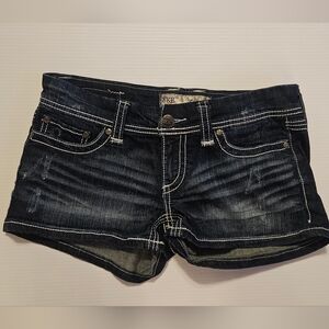 BKE Women's Dark Denim Shorts